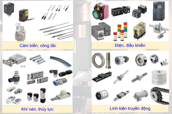 Linh kiện tự động hóa, thiết bị điện điều khiển